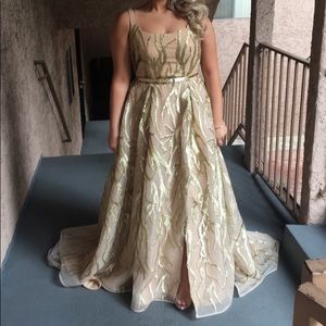 Gold long dress. Price negotiable***